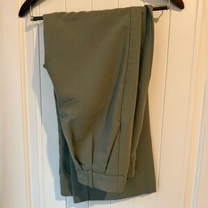 Abercrombie & Fitch Olive Sloane Wide Leg Pant